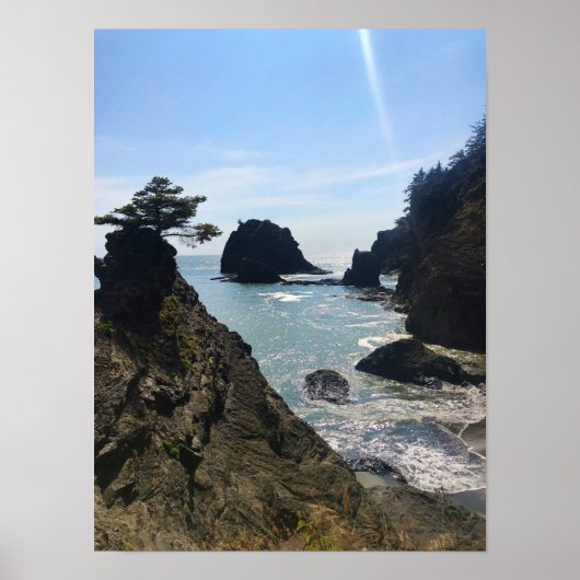 Secret Beach, Samuel H. Boardman, Oregon Poster (Voorkant)