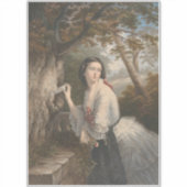 Secret Corresponde: Meisje Notitie bij Verboden Li Sticker (Voorkant)