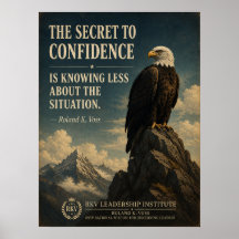Secret de la confiance Affiche de motivation drôle