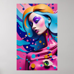 Secret Den in Shinjuku - Ken Gage Surrealistische  Poster