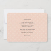 Secret est hors Faire-part Elopement (Dos)