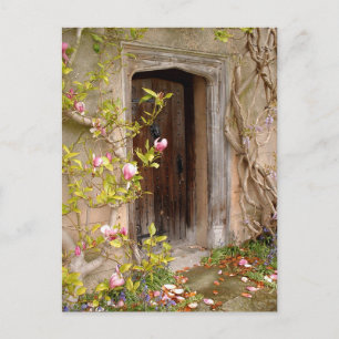 Secret Fairy Door magisch land / Bloemd Koninkrijk Briefkaart