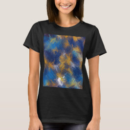Secret Garden - Deep Blue en Brown T-shirt