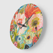 Secret Garden Floral III Grote Klok (Hoek)