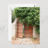 Secret Garden Gate Briefkaart (Voorkant / Achterkant)