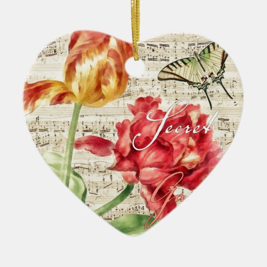 Secret Garden Keramisch Ornament (Voorkant)