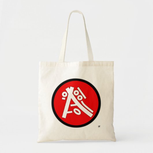 Secret ideographs (cool exotic symbols) 6 tote bag (Voorkant)