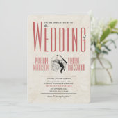 Secret Kiss Wedding Invitation (Debout devant)