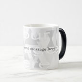 Secret Message Morphing Template Mug (Devant droit)