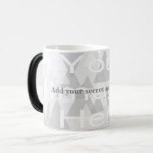 Secret Message Morphing Template Mug (Devant gauche)