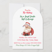 SECRET SANTA Christmas Party Kaart (Voorkant)