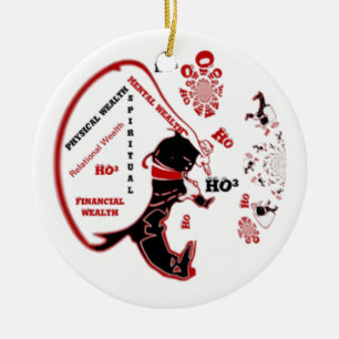 Secret Santa Gift – Welvaart & Rijkdom Keramisch Ornament
