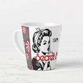 Secret Santa Latte Mug (Angle gauche)