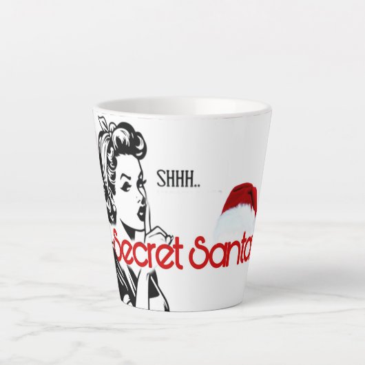 Secret Santa Latte Mug (Devant)