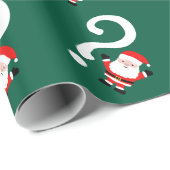 Secret Santa question mark Christmas  Cadeaupapier (Rol Hoek)