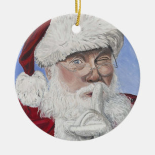 Secret Santa Tree Keramisch Ornament