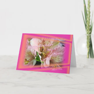 Secret Sister verjaardagskaart Kaart