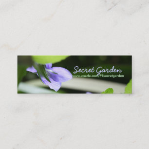 Secret Violets Floral Cartes de visite