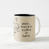 Secret Vodka Drôle Mug (Devant droit)