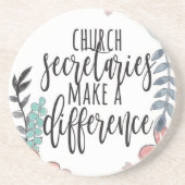 Secrétaire d'Eglise Dessous de verre Sandstone (Devant)