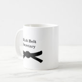 Secrétaire Gift Mug de ceinture noire (Devant gauche)