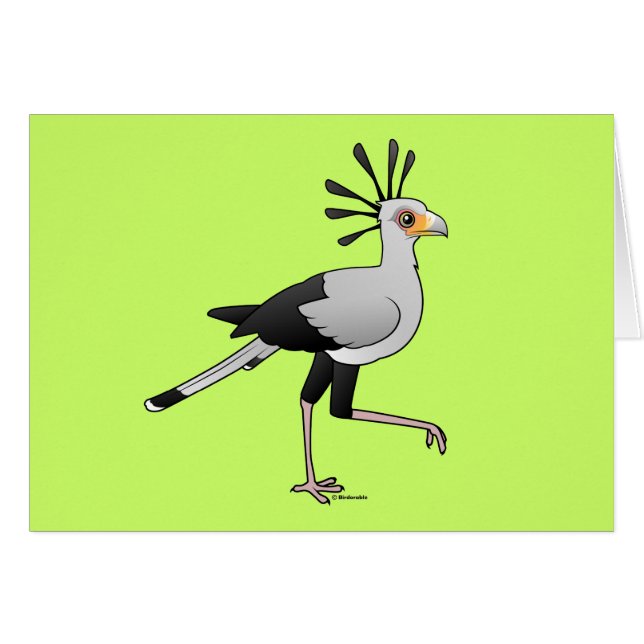 Secrétaire oiseau (Devant horizontal)