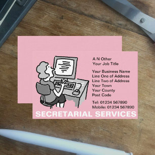 Secretariaatsdiensten Visitekaartje