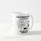 Secretarial Services Cartoon Mok (Voorkant rechts)