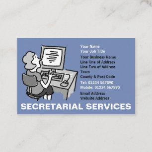 Secretariële diensten visitekaartje