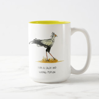 Secretaris Bird Affirmations Two-Tone Coffee Mok