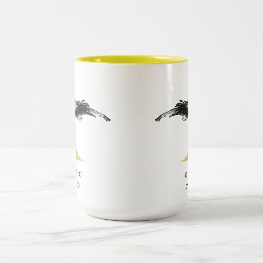 Secretaris Bird Affirmations Two-Tone Coffee Mok (Center)