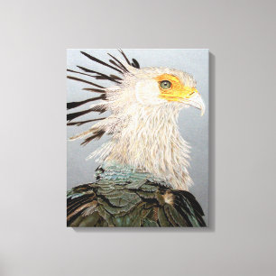Secretaris Bird Canvas Afdruk
