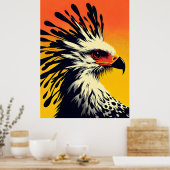 Secretaris Bird Poster (Keuken)