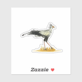 Secretaris Bird Sticker