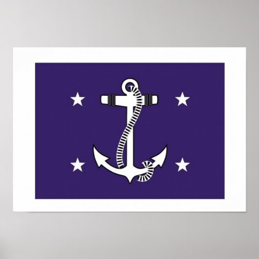 Secretaris van de marine van de Verenigde Staten Poster (Voorkant)