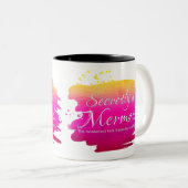 Secrètement une sirène - tasse de café (Devant droit)