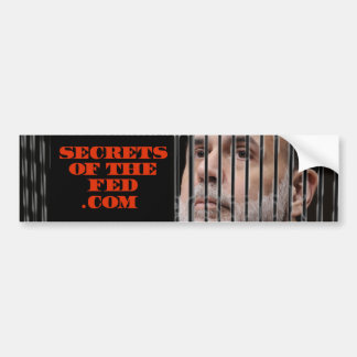 SECRETEN VAN DE FED-BUMPERSTICKER BUMPERSTICKER