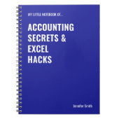 Secrets comptables et Carnet de bureau de Hacks Ex (Devant)