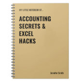 Secrets comptables et Carnet de bureau de Hacks Ex (Devant)