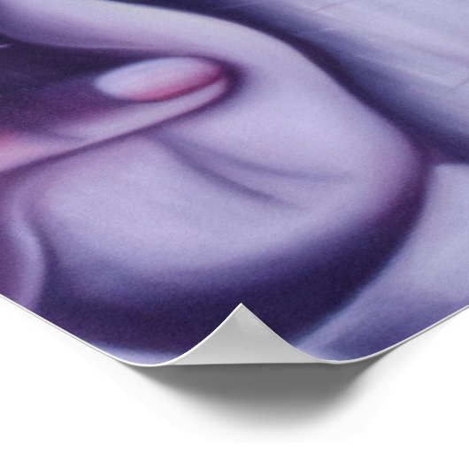 "Secrets de couture" affiche de la peinture à l'hu (Coin)