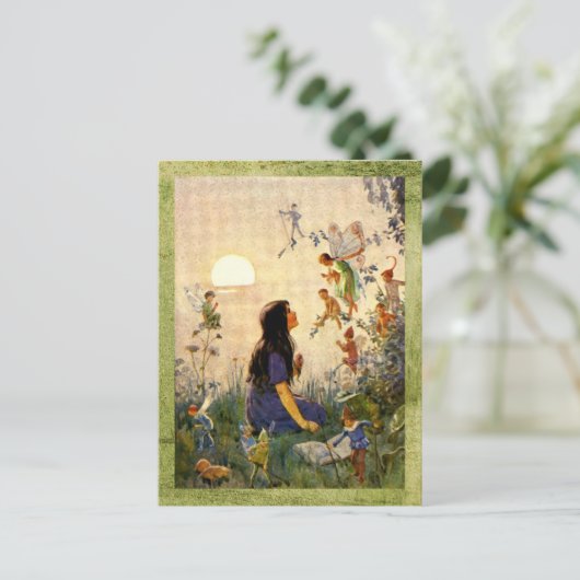 Secrets de fées - Antique carte postale (Debout devant)