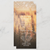 Secteur du blé Programme de Mariage campagnard rus (Devant / Derrière)