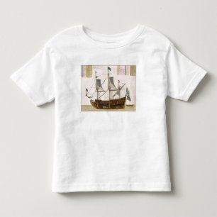 Sectie door een Frans eersteklas schip van 104 ca Kinder Shirts