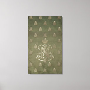 Sectie van de groene en gouddemker canvas afdruk