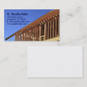 Sectie van de opmaak visitekaartje (Voorkant / Achterkant)