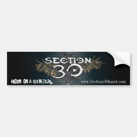 Section 30 bumpersticker (Voorkant)