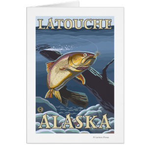 Section de la pêche à la truite - Latouche, Alaska