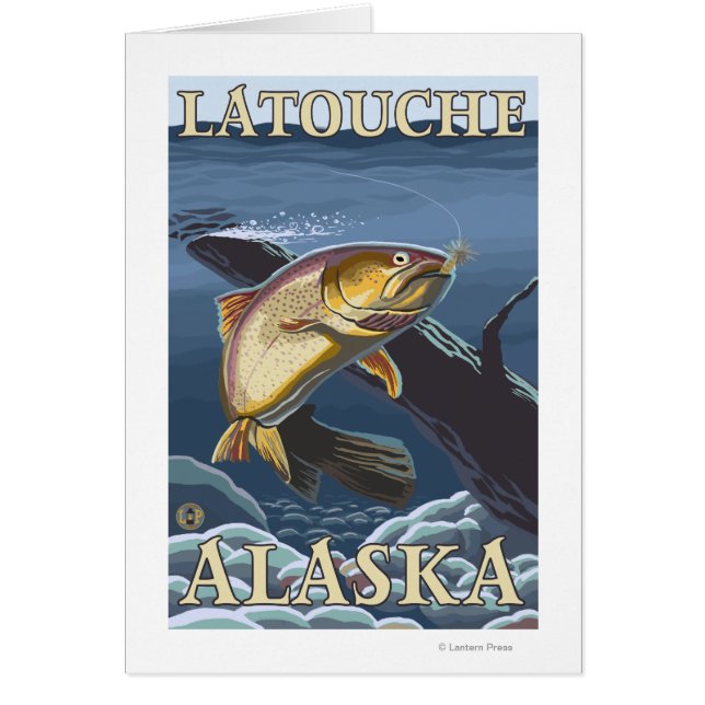 Section de la pêche à la truite - Latouche, Alaska (Devant)