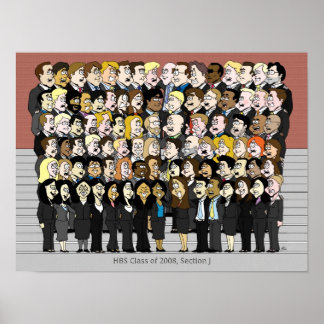 Section J Comic Poster 16" x 12"