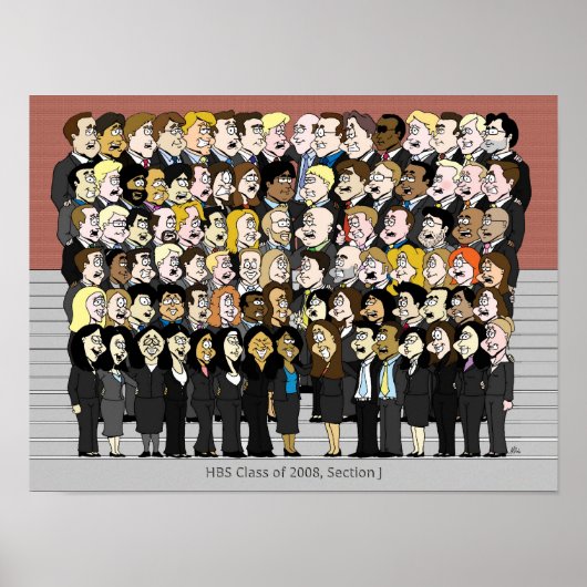 Section J Comic Poster 16" x 12" (Devant)